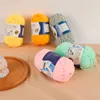 Fabric and Sewing 10pcs Milk Cotton Knitting Yarn Soft Blended Crochet Thread For Hand Sweater Baby 500gSet 231124