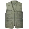 ZOGAA gilet de pêche homme poches hommes veste sans manches gilet de travail gilets d'extérieur gilet Plus grande taille homme hiver 2019