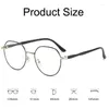 Sonnenbrille Klarer runder Rahmen Lesebrille für Damen Herren Luxus High Definition Brillen Anti-Blue Ray Presbyopie Brillen Dioptrien