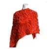 Foulards Fourrure Châle Avec Garniture Femmes Véritable Vison Et Pur Cachemire Gris Rouge Automne Hiver Chaud Élégant Écharpe F1218