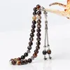 Strand AGate misbaha Rosário muçulmano 33 Tasbih Ramadã Eid Presente Islâmico Aceitos Islâmicos Praça de Minde