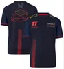 F1レーシングTシャツ夏の新しいチームラウンドネックシャツ同じスタイルのカスタマイズ