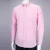 Camicie casual da uomo Dh802 Camicia a maniche lunghe in cotone twill di alligatore ad alta densità Top di qualità Homme Fashion