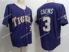 Maglia da baseball NCAA LSU Tigers 2023 Stile più recente 20 Paul Skenes 3 Dylan Crews Campioni nazionali 2023 MCWS