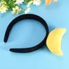 Bandanas Hair Sieraden Party Accessoires Bananen Black Scrunchies Cosplay Hoofdtooi Fruit