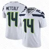 14 DK Metcalf Geno Smith Jaxon Smith-Njigba Football Jersey Devon Witherspoon Tyler Lockett Tariq Woolen Kenneth Walker III Marshawn Lynch Sam Howell Steve Largent