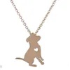 Chaînes 1Pc Arrivée Mignon Dessin Animé Chiot Chien Avec Un Coeur Pendentif Femmes Enfants Amour Cadeau Collier Mélanger La Couleur