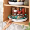 Dish Racks 360° Rotating Spice Rack Organizer Seasoning Holder Kitchen Storage Tray Lazy Susans Home Supplies for Bathroom Cabinets 231124