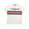 Lyxdesigners nya herr- och kvinnors korta ärm Sportkläder Set Skjorta Rätt version Summer Ny Pure Street Loose Print T-shirt Kort ärm Mesh Röd Samma stil