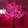 1536LEDS 200 cm utomhus LED Cherry Blossom Tree Light for Outdoor Garden Pathway Christmas Wedding Party Lights Decoration298s