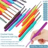 Craft Tools 53Pcs Crochet Hook Kit With Storage Bag Hooks Set DIY Knitting Needles Weave Yarn Kits for Sweaters 231124