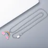 Designer de luxe Petit Fantôme Rose Pendentif Collier 925 Argent Plaqué Collier Femme Bijoux Accessoires Trois Styles De Couleur