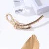 Brooches Simple Gold Color Knot Rope Bow Women Twist Brooch Lapel Pin Dress Coat Cardigan Wedding Jewelry Gifts