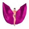 Stage Wear 1 Set Belly Dance Wing With Rod Eye-catching Prop Cosplay Costume For Parties Festivals Decoration