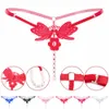 Jouets pour adultes 6 couleurs femmes entrejambe Flirt slips Clit Perle Vagin Stimulateur Jeu Adulte Sexy BDSM Outils Sex Toys Érotique Fétiche Bdsm 230426