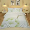 Beddengoed sets quilt cover Super comfortabele dekbed dekbed grote maten extra 3D -geprinte plantfoto