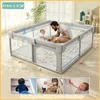 Baby Rail Infant Shining Children Playpen Protector Safety Barrier Kid Fence for Babies Indoor Playground 231124