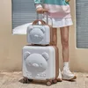 Suitcases 2023 Cartoon Travel Suipcase z torbą ręczną 20 -calową dziewczęta wózka mody mody Zestaw bagażu Rolling Bagaż