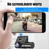 FHD 1080P Dash Cam 3-Lens Car DVR 24H Parking Monitoring Video DashCam 3 Channel Video Recorder Three Way Black Box C50B