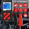 NOVO KONNWEI KW710 MOTORCYCY CURCHTER TESTER BATERAGEM 6V 12V 24V Analisador de bateria 2000 CCA Ferramentas de teste de batida para o carro