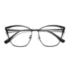 Sunglasses Glasses Butterfly 2023 Cat's Eye Frame Color Changing Anti Blue Light 9063