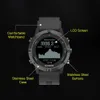 GPS Sports Watch Fitness Tracker med Hevert Monitor 100m vattentäta smartwatches Uppskattningar Altitude Compass -handledsklocka