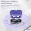 Violet sans fil Bluetooth écouteurs stéréo Sport tactile TWS casque 5.1 écouteurs avec microphone batterie externe 2000mAh M32