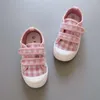 Sapatos atléticos primavera outono coreano chilomia de gancho infantil meninos meninas garotas de infância de infância de fundo macio crianças tênis infantis