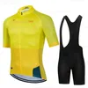 Cykeltröja uppsättningar Raudax Gobik Herrkläder bär bättre Rainbow Team Kort ärmkläder Summer Road Bike 230425