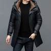 男性Sジャケット30ファッションメン90ホワイトフード付きアヒルダウン濃い温水パーカーオーバーコートコート231124