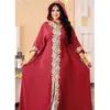 Etnische kleding Marokko Moslim Abaya's voor vrouwen Maxi-jurk met capuchon Dubai Kaftan Islam Afrikaanse Boubou Arabische gewaad Bruiloft Jalabiya Kaftan