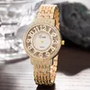 Armbanduhren CUSSI 2023 Damenuhren Rose Gold Luxus Strass Damen Armband Mode Kleid Quarz Armbanduhr Geschenke
