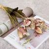 Fiori decorativi ghirlande 5 pezzi/bouquet fiore artificiale silicone tulipano stile barocco vera pianta finta per decorazione del matrimonio casa g