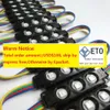 Super helles 12V 5050 RGB LED-Modul-Lichtstreifen-Band-Lampe 3LEDs Injektions-Schwarz-ABS-wasserdichter Multi-Farbwechsel-Frontscheiben-Leuchtkasten