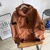 Vape Designer-Tasche, gut aussehende Oberbekleidung, Abzeichen, Reißverschluss, Hemd, Jacke, lockerer Stil, Herbst-Herren-Oberteil, Oxford, tragbar, High Street, Stones Island