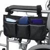 Andra hälsoskönhetsartiklar Universal Wheelchair Scooter Side Bag Walker Rollator Organizer Pouch Multipocket Accessories 230425