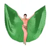 Stage Wear 1 Set Belly Dance Wing With Rod Eye-catching Prop Cosplay Costume For Parties Festivals Decoration