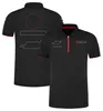 F1 Team Polo Shirt męski garnitur wyścigowy Lapel Casual krótko-rękawoeved szybkie ubrania o rozmiar plus można dostosować.