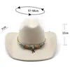 Berets Men's Cowboy Hat Western Cowgirl Country Golf Cap Party Jazz Top Hats Horseback Riding Elegant Women's Beach Outing