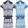Camisetas masculinas femininas camisetas havaianas moda floral impressão botão para baixo camisas casuais de boliche camisa de praia de verão dos homens