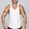 Men's Tank Tops Vivid out door Low Cut Armholes Vest Sexy spain tops Man Muscle Man's Fitness bodybuilding men Suit 230425