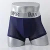 Male Shorts Boxer Breathable Men Underwear Cotton Mens Briefs Underpants for Sexy Solid Color Short Pants Brand Stretch Boxers Panties Christmas Gift