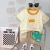 Clothing Sets Boys' Summer Fashionable Short Sleeve Set Handsome Infants and Girls' Internet Red Baby