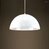 Pendantlampor 90-260V E27 300x150mm Half Dome Lights For Home Lighting Modern Hanging Lamp Aluminium Lampshade Matsal