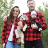 Family Matching Outfits Family Matching Outfits T-shirt Daddy Mommy Son Daughter Father Kid Baby Tops Plaid Shirt Set Fall Outfit 231124