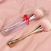 Gold Pink Power Brush Trucco Fard monouso da viaggio singolo Pennello per trucco Strumento professionale per cosmetici di bellezza Evvsr