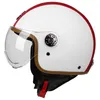 Motorcykelhjälmar Electric Bike Helmet Half Retro Men and Women Four Seasons Universal Fashion Simple