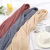 Plain Wrinkle Pom Pom Dot Bubble Chiffon Instant Hijab Shawl Lady High Quality Solid Wrap Headband Bufanda Muslim Snood 175*55Cm