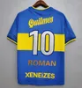 84 95 96 97 98 Boca Juniors Maglia da calcio retrò Maradona ROMAN Caniggia RIQUELME 1997 PALERMO Maglie da calcio Maillot Camiseta de Futbol 99 00 01 02 03 04 05 06 07 1981