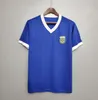 1978 1986 1998 maillots de football rétro argentins Diego Maradona 1996 2000 2001 2006 2010 Kempes batistuta Crepory Keliguainkun aguero caniggia maillots de football